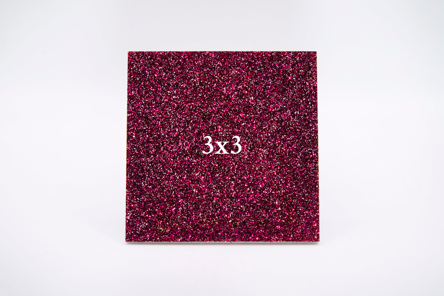 Glitter Red Wine Cast Acrylic