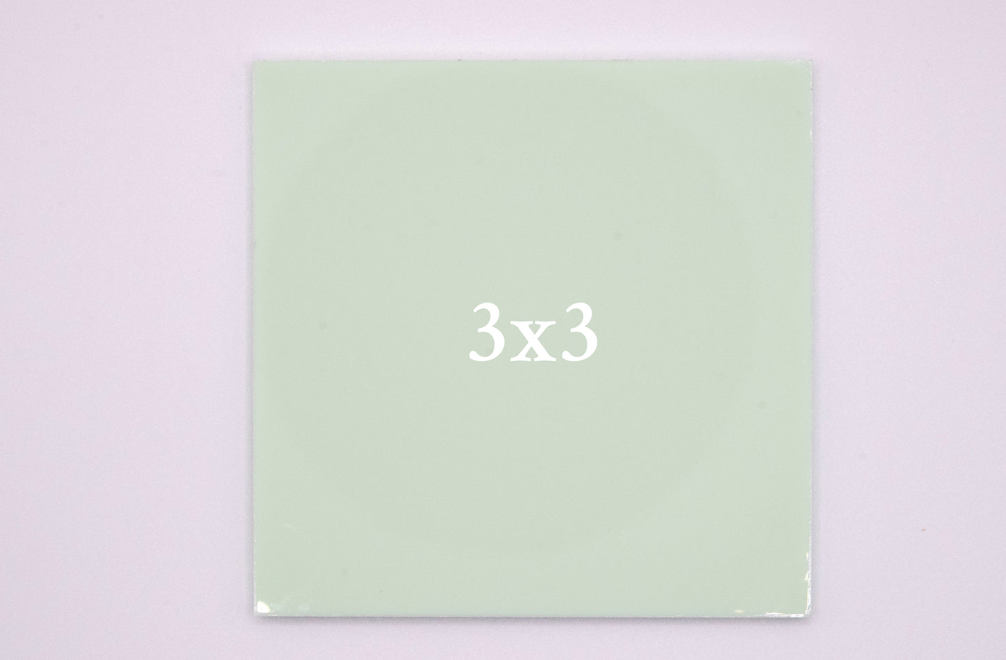 Pastel Mint Cast Acrylic