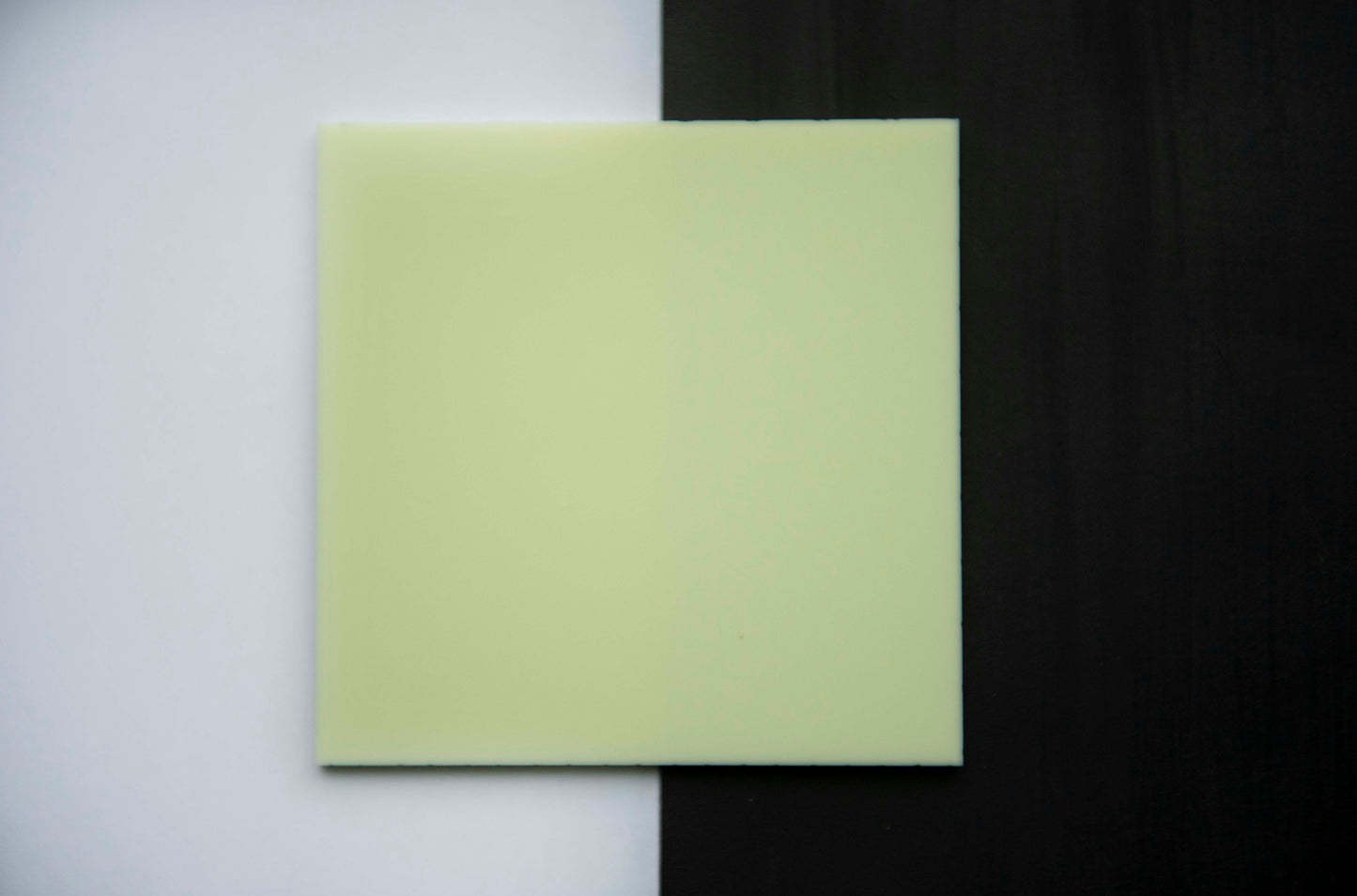 Pastel Honeydew Cast Acrylic