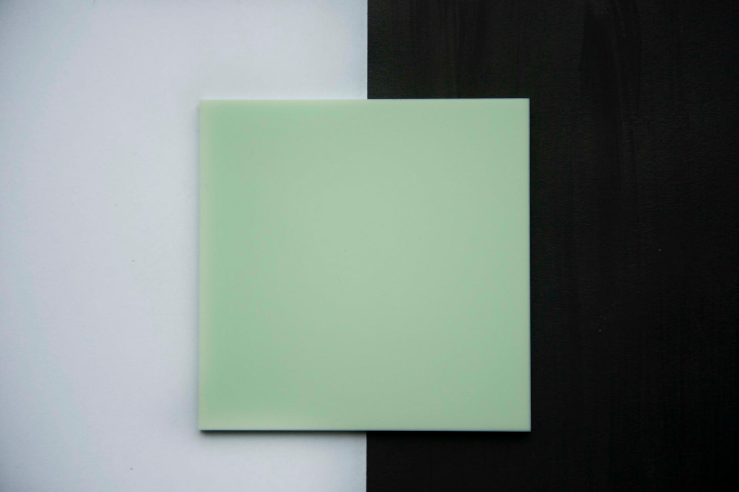 Pastel Mint Cast Acrylic