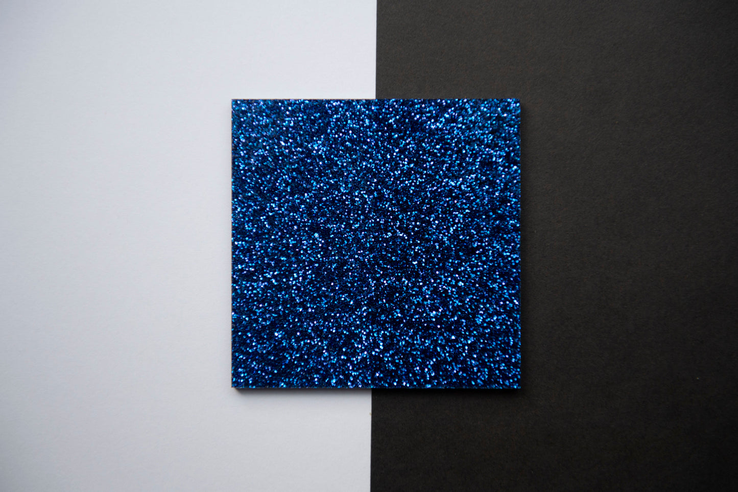 Glitter Royal Blue Cast Acrylic