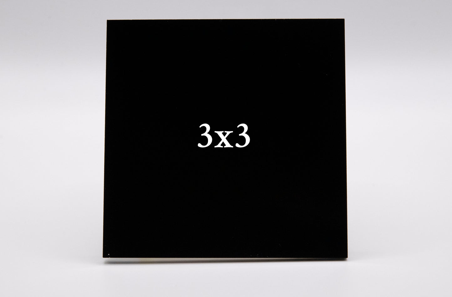 Standard Black Cast Acrylic