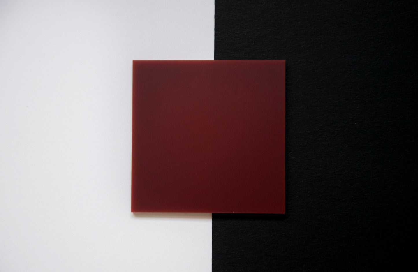 Standard Burgundy Matte/Glossy Cast Acrylic