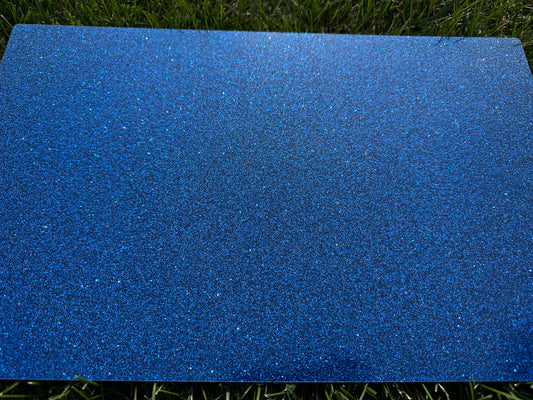 Glitter Royal Blue Cast Acrylic