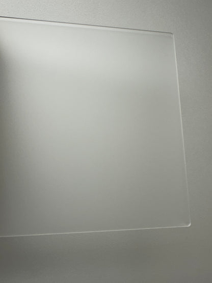 Standard Frosted Matte Clear Cast Acrylic