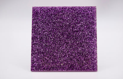 Glitter Purple Cast Acrylic