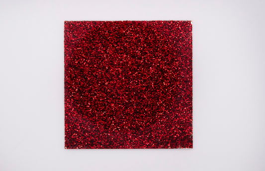 Glitter Red Cast Acrylic