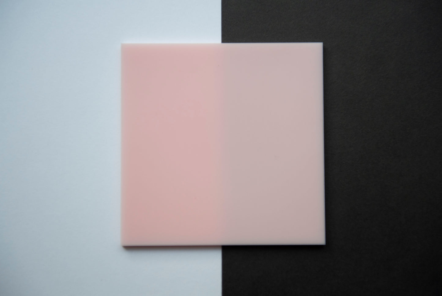 Bargain Standard Pink Matte/Glossy Cast Acrylic