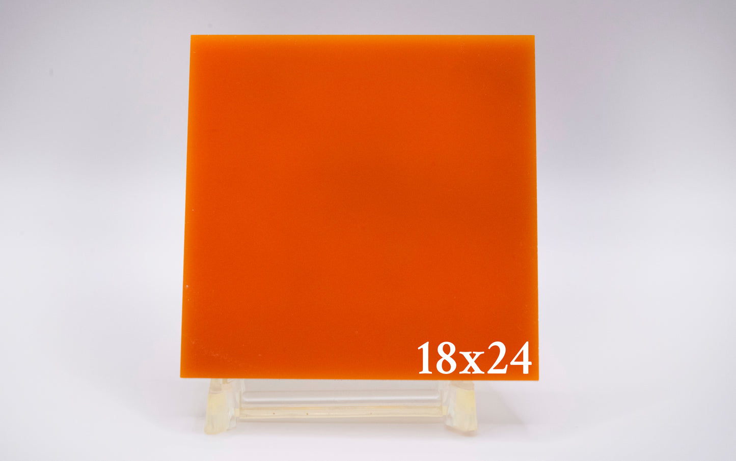 Standard Orange Cast Acrylic