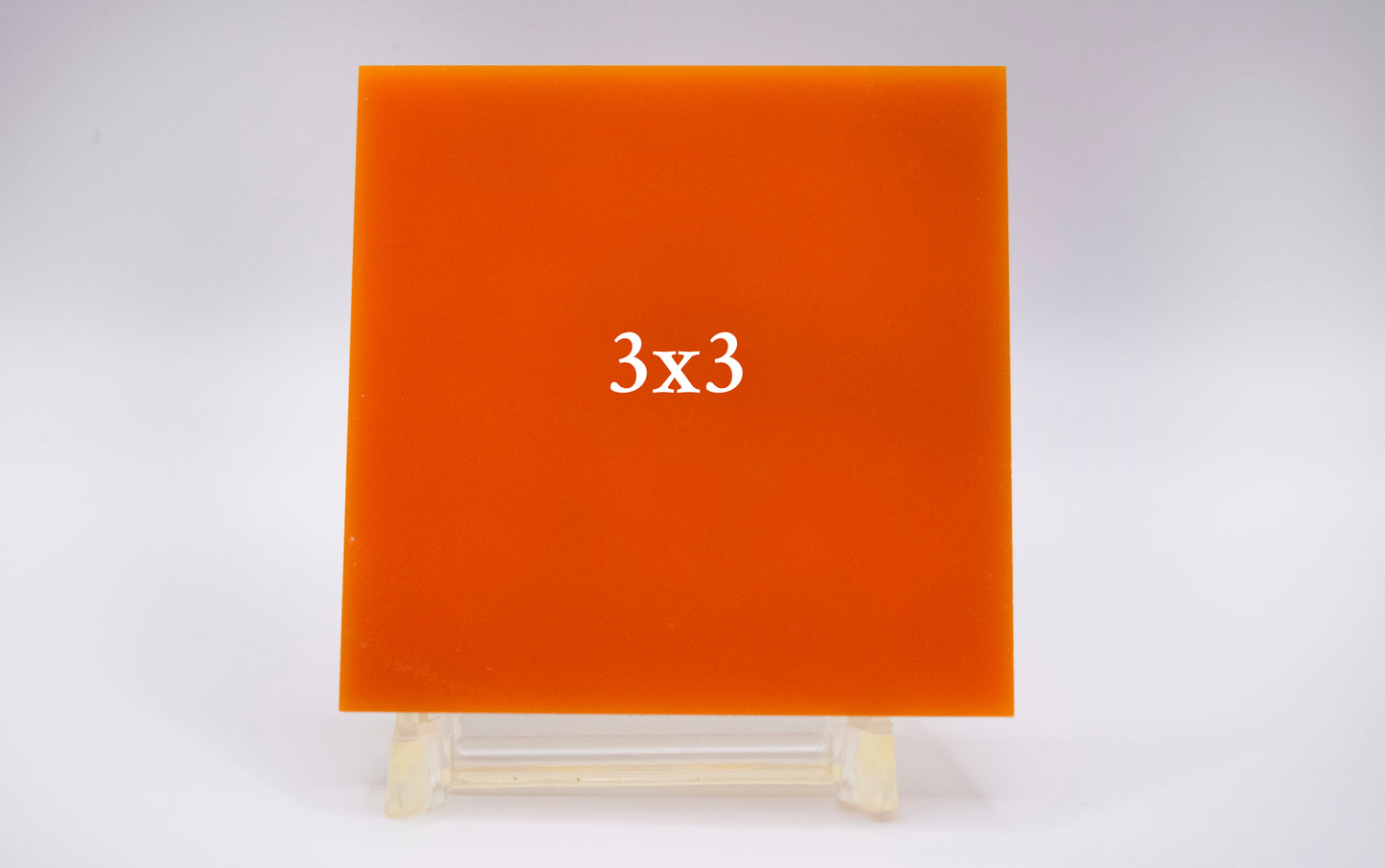 Standard Orange Cast Acrylic