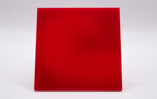 Standard Red Cast Acrylic