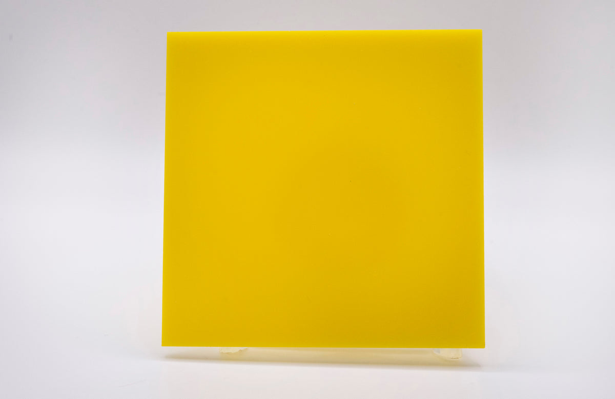 Yellow Light Cast Standard Yellow Cast Acrylic – RZ Acrylics